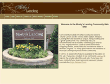 Tablet Screenshot of mosbyslanding.com